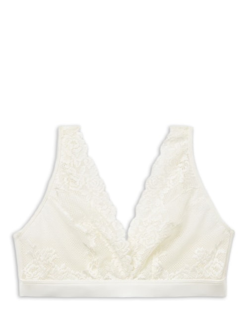 Sutiã Triângulo Lara Pretty Flowers – Marfim