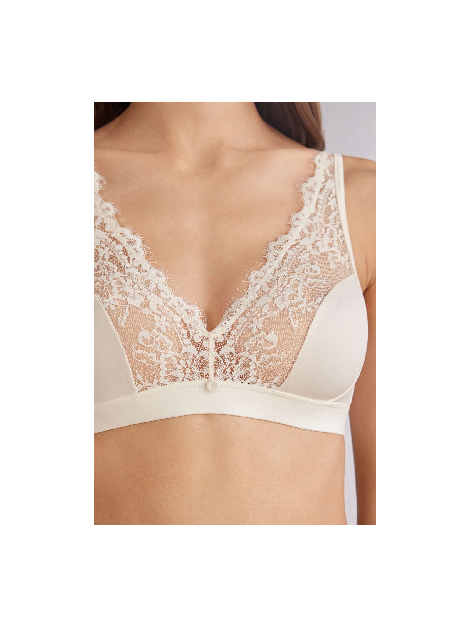 Sutiã Triângulo Lara Self Love Off-White Intimissimi