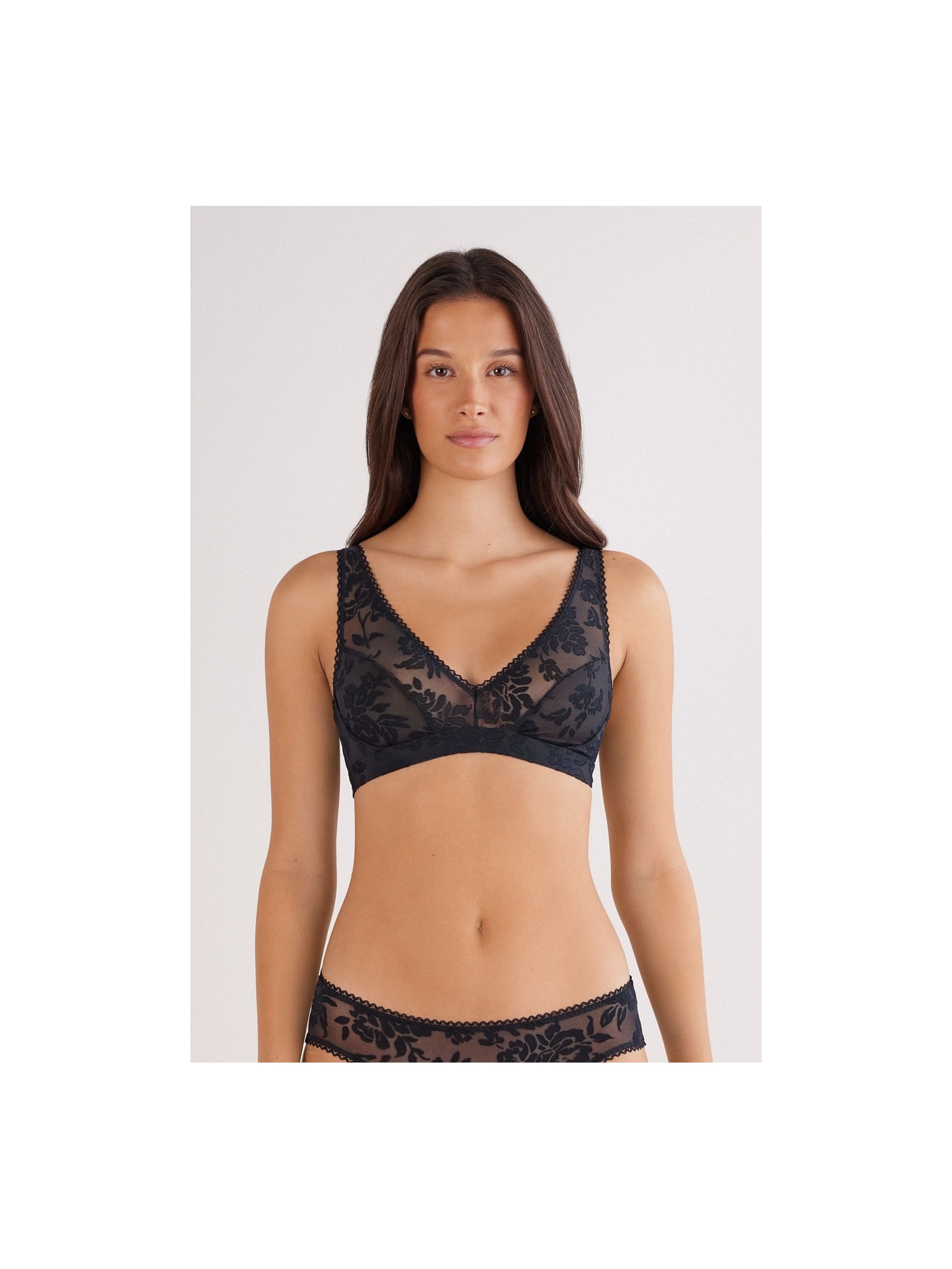 Sutiã Triângulo Lara Softer Than a Kiss Preto Intimissimi