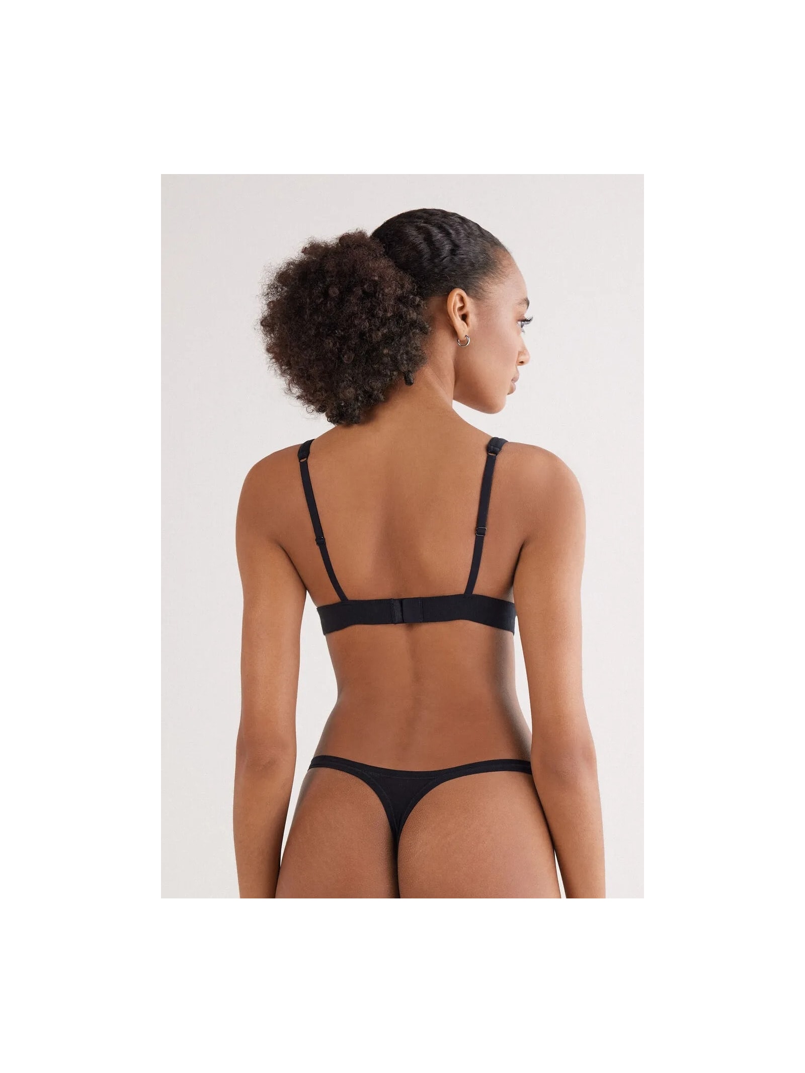 Sutiã Triângulo Marica Em Algodão Ultralight Preto Intimissimi