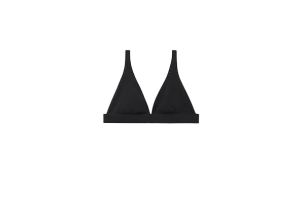 Sutiã Triângulo Marica Em Algodão Ultralight - Preto