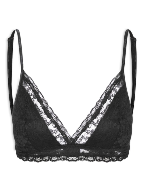 Sutiã Triangulo Micrologo Lace – Preto
