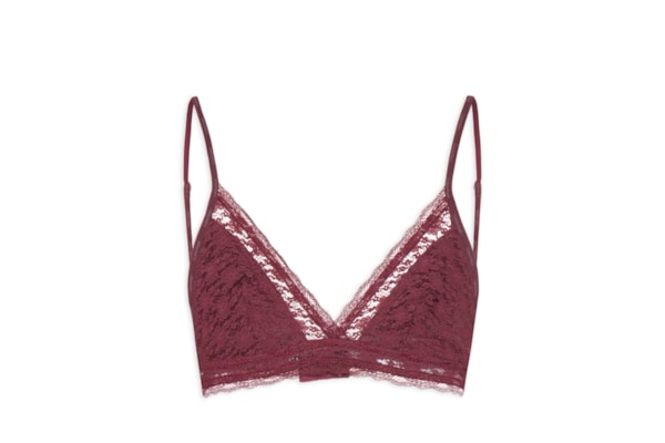 Sutiã Triângulo Micrologo Lace - Vinho