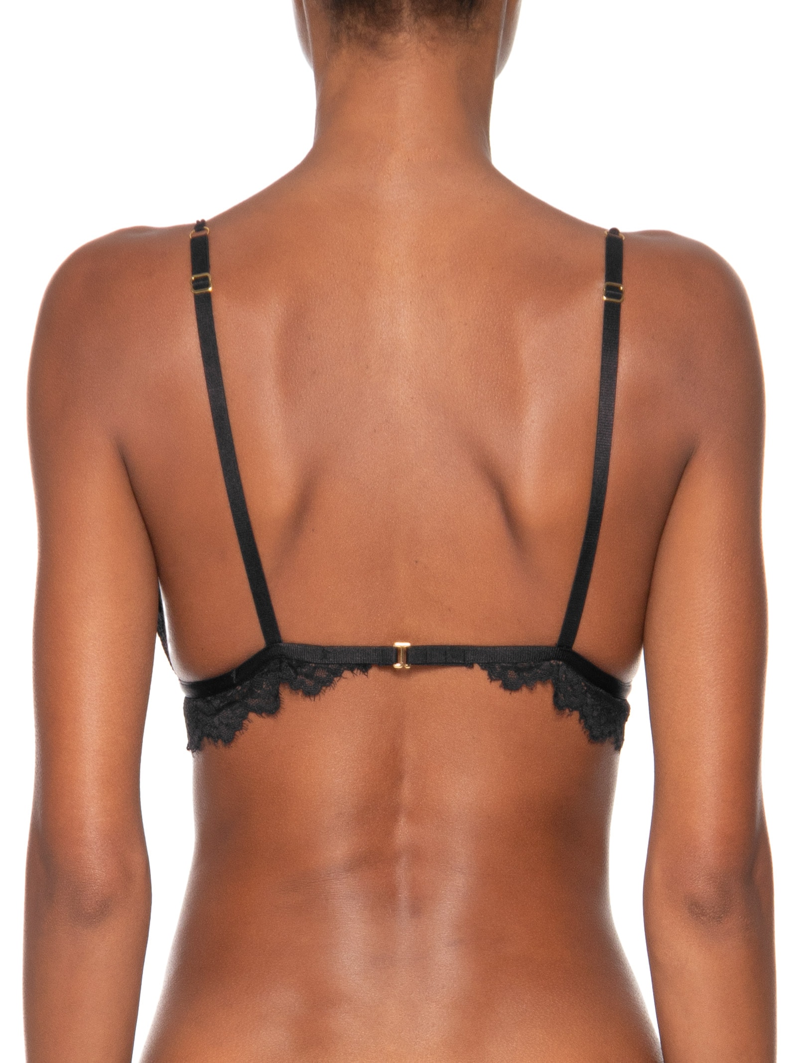 Sutiâ Triângulo Sem Bojo Renda Preto Hope