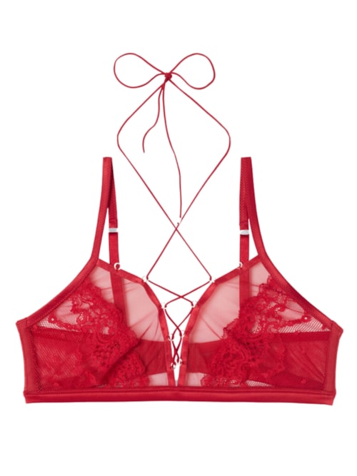 Sutiã Triângulo Sinful Fantasies - Vermelho