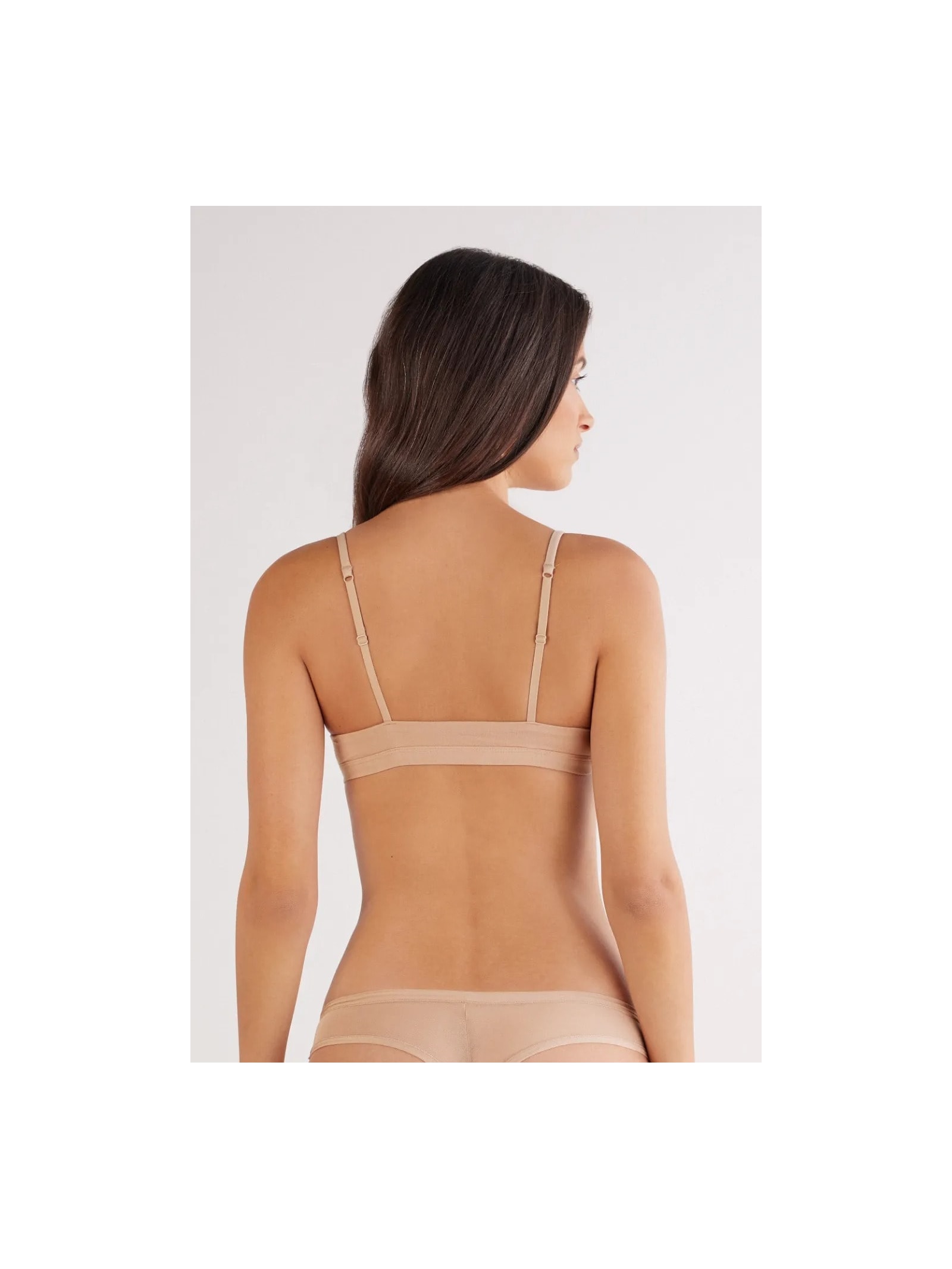 Sutiã Triângulo Tiziana Em Algodão Ultralight Bege Intimissimi