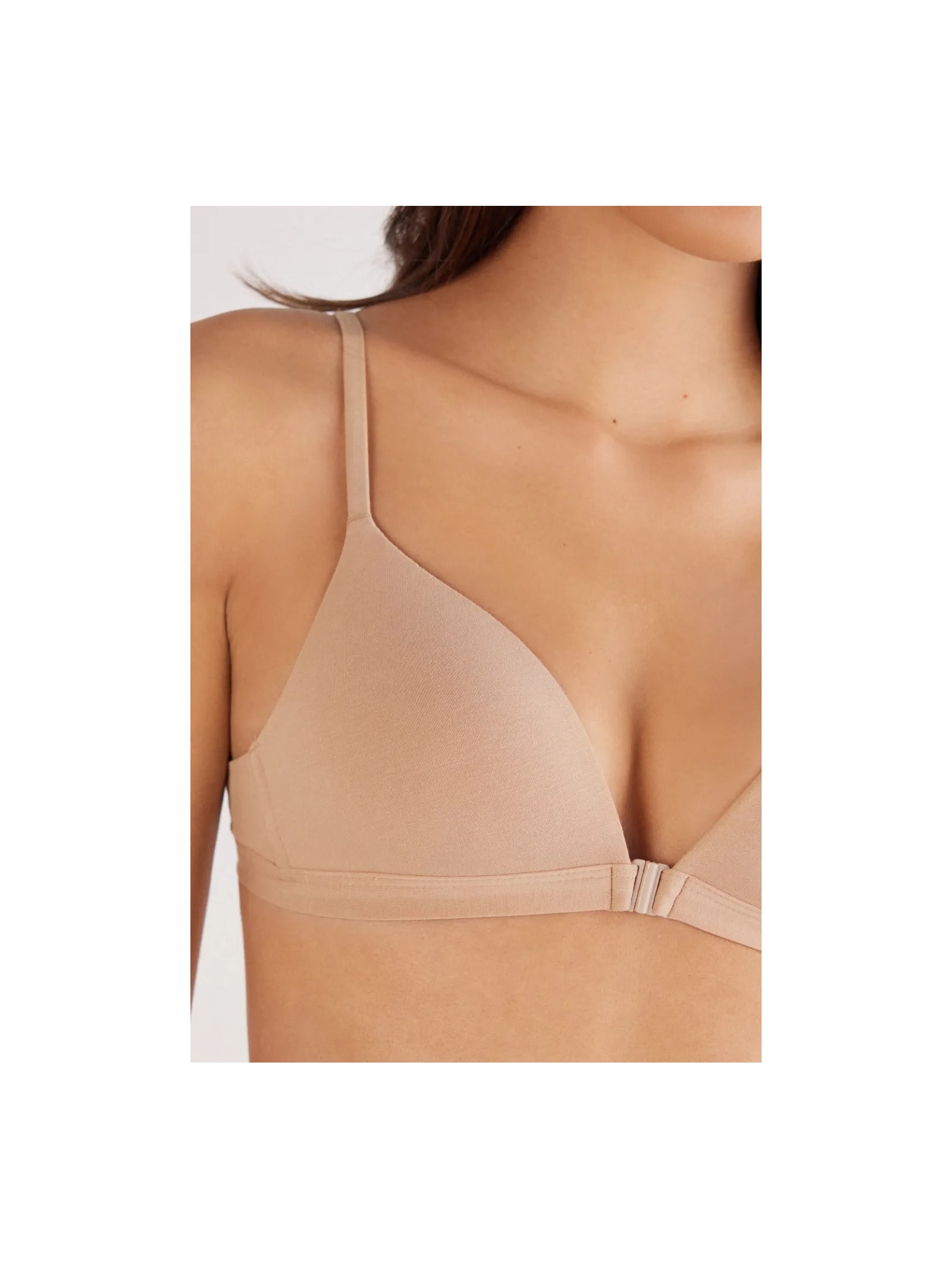 Sutiã Triângulo Tiziana Em Algodão Ultralight Bege Intimissimi