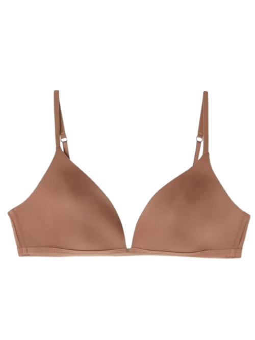 Sutiã Triângulo Tiziana Em Microfibra Ultralight – Marrom