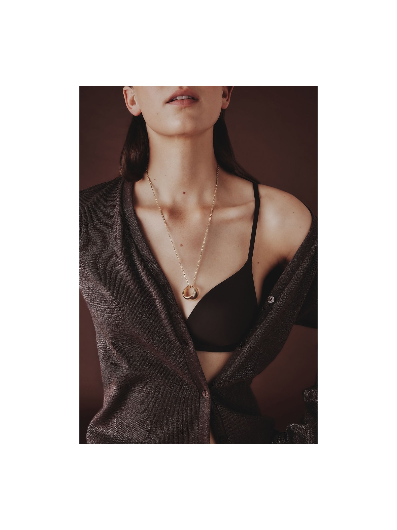 Sutiã Triângulo Tiziana Em Microfibra Ultralight Marrom Intimissimi