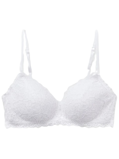 Sutiã Triângulo Tiziana Em Renda – Branco