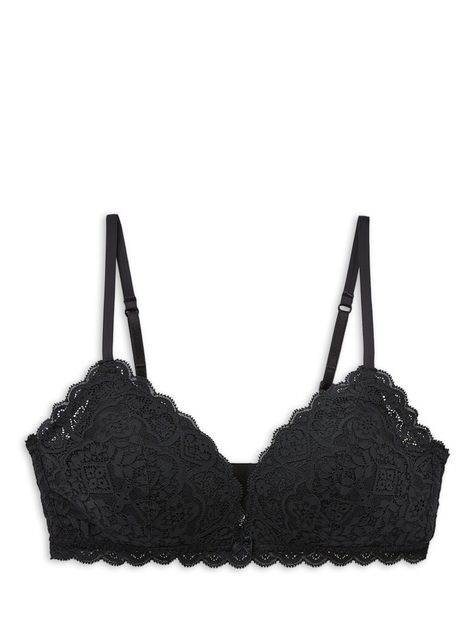 Sutiã Triângulo Tiziana Em Renda Preto Intimissimi