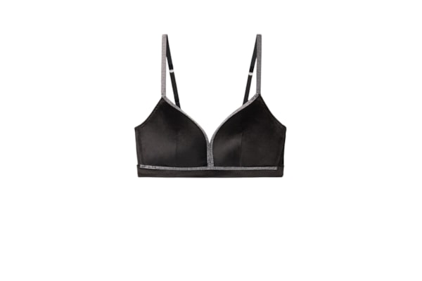 Sutiã Triângulo Tiziana Girls Wanna Glisten - Preto