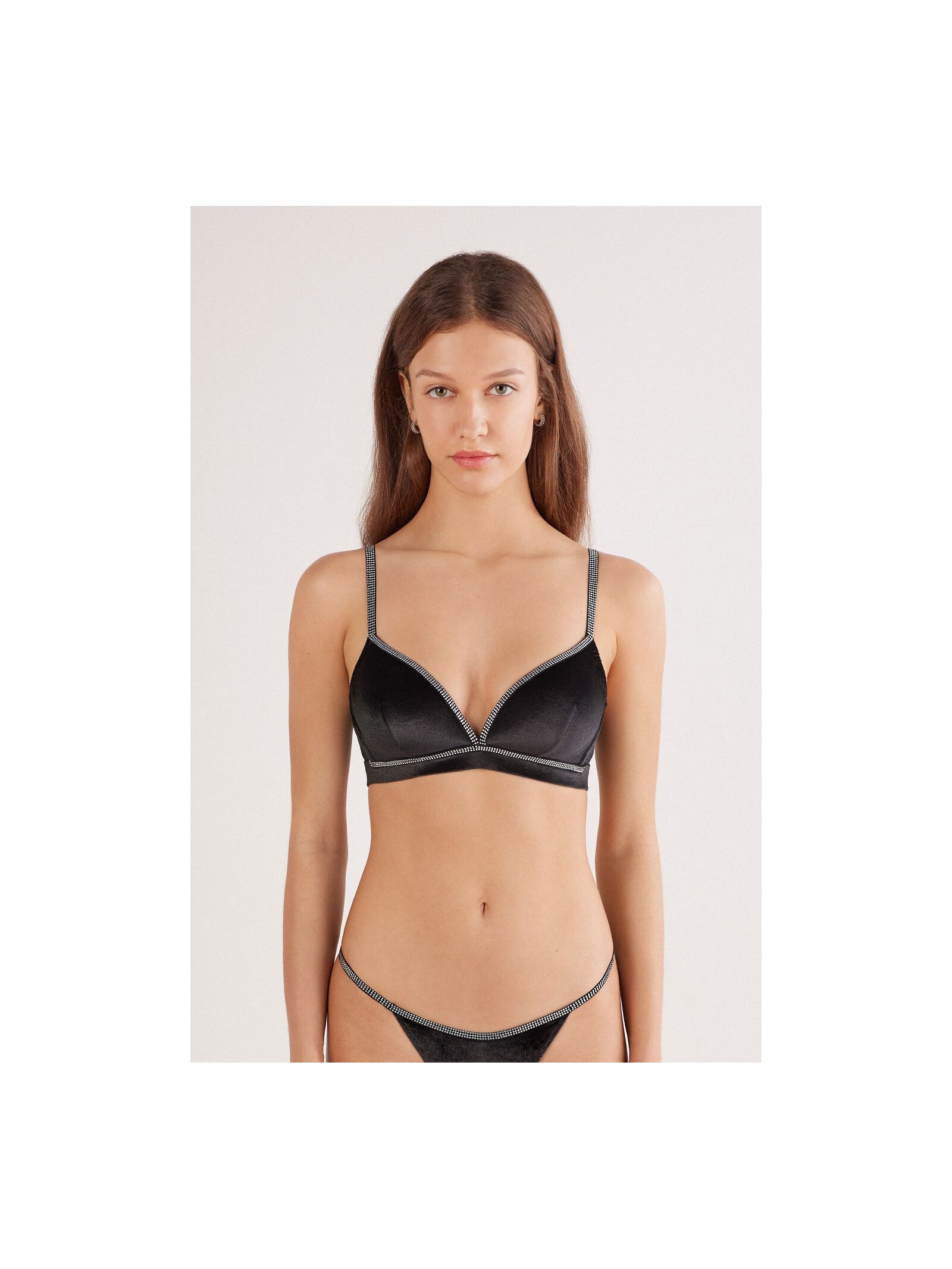 Sutiã Triângulo Tiziana Girls Wanna Glisten Preto Intimissimi