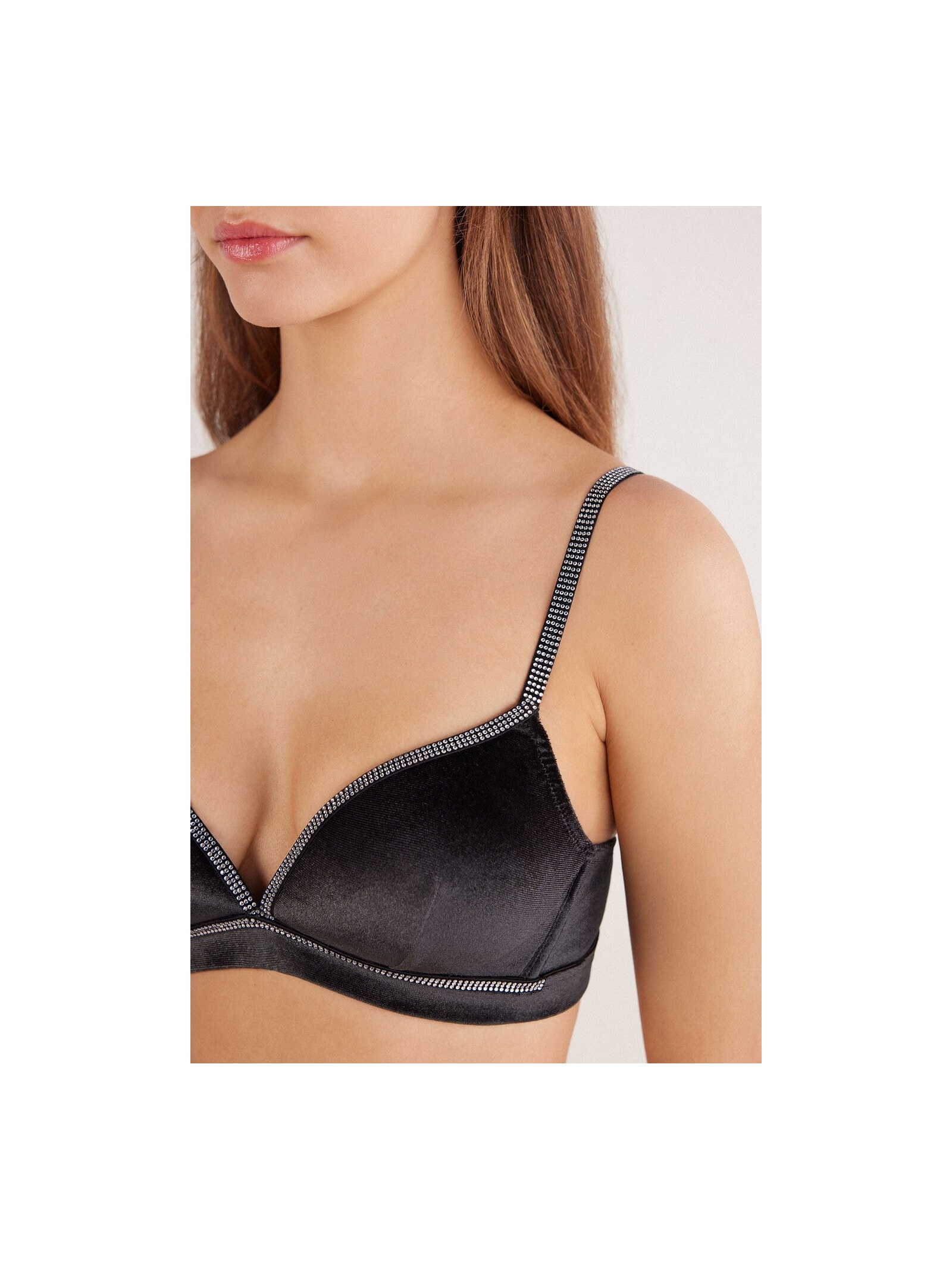 Sutiã Triângulo Tiziana Girls Wanna Glisten Preto Intimissimi