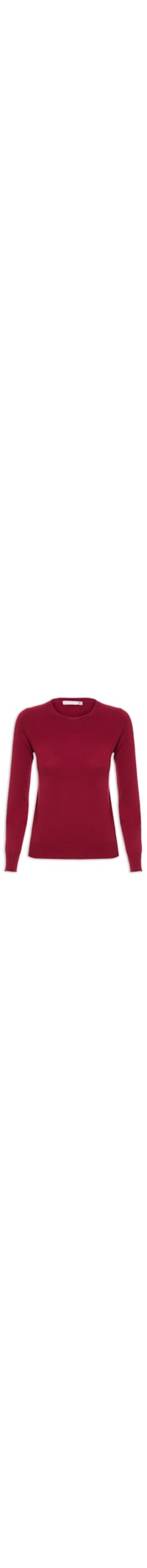 Sweater Feminino Puro Cashmere - Vermelho