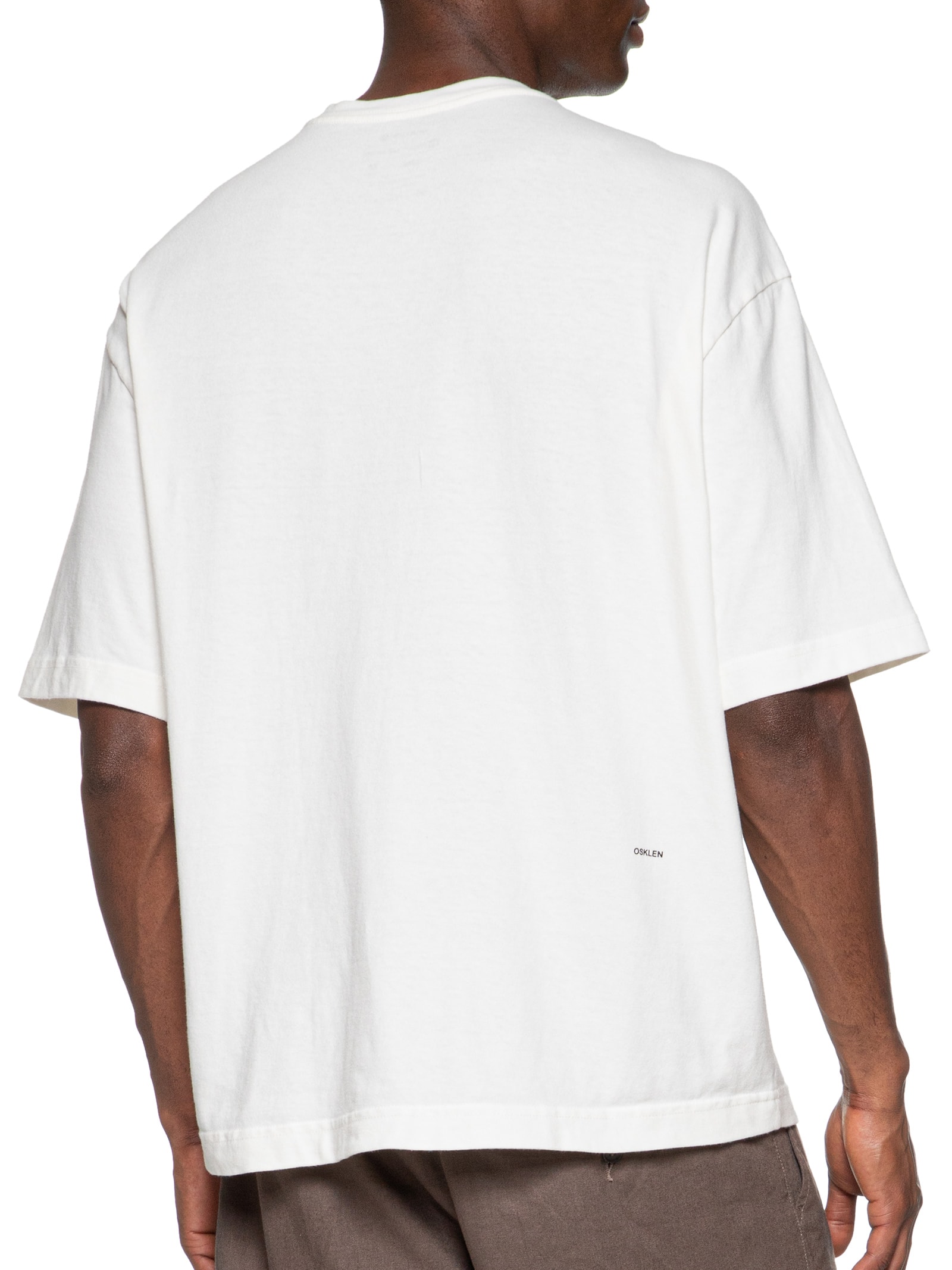 T-shirt Masculina Pocket Over Manga Curta - Off White - OQVestir T-shirt Masculina Pocket Over Manga Curta - Off White - OQVestir