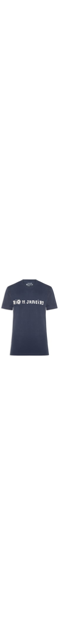 T-Shirt Masculina Vintage Caiçara Rio MC - Azul