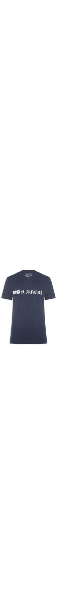 T-Shirt Masculina Vintage Caiçara Rio MC - Azul