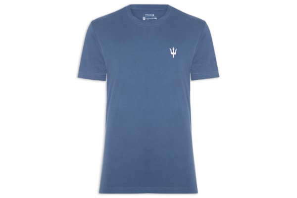 T-Shirt Masculina Vintage Protect Our Oceans MC - Azul