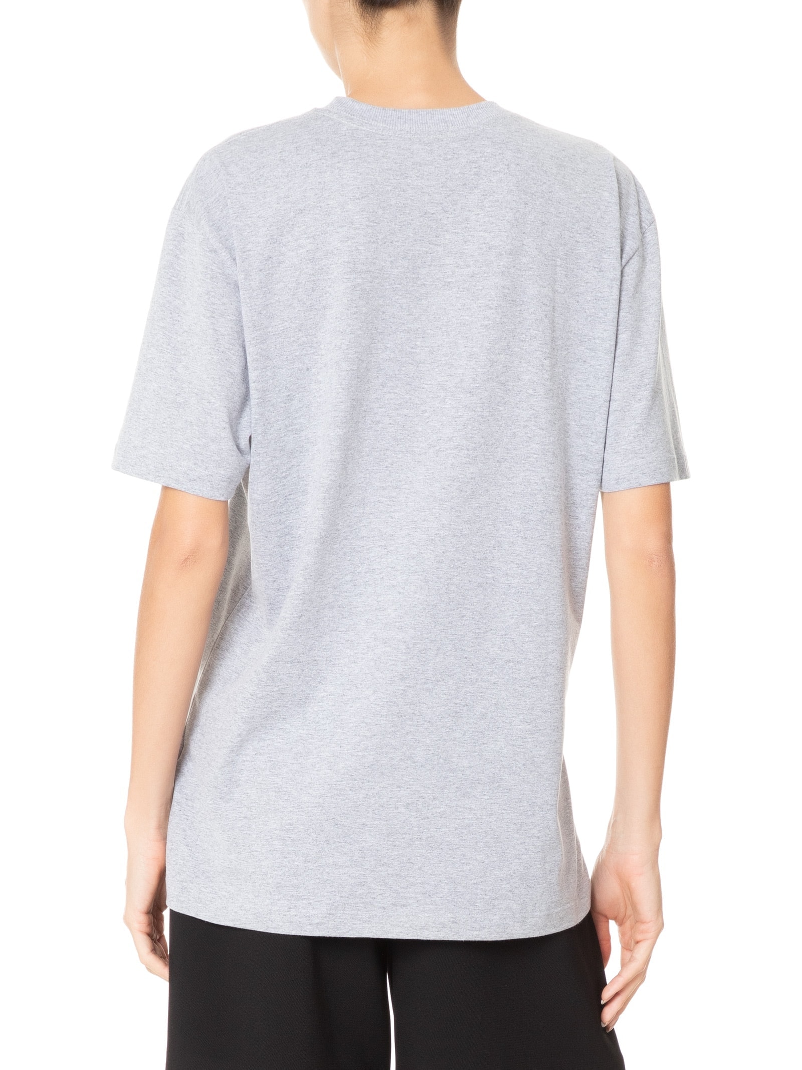 T-shirt Unissex Básica Oversized Cinza  Basiq