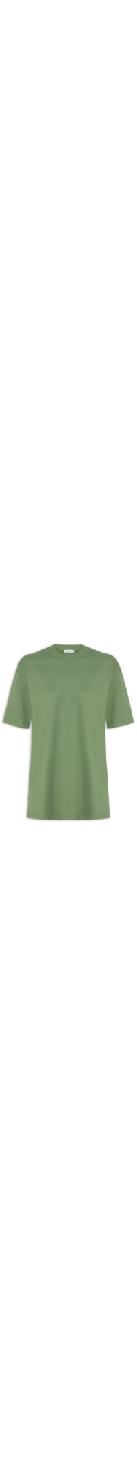 T-shirt Unissex Básica Oversized - Verde