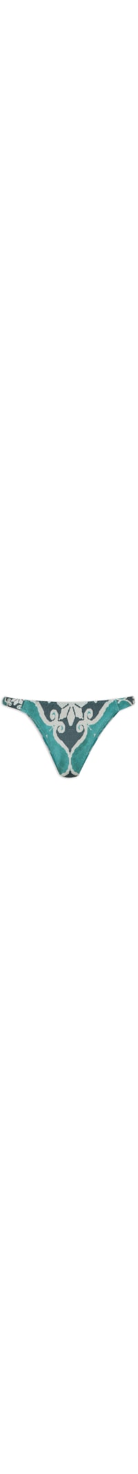 Tanga Lateral Média Estampada - Azul