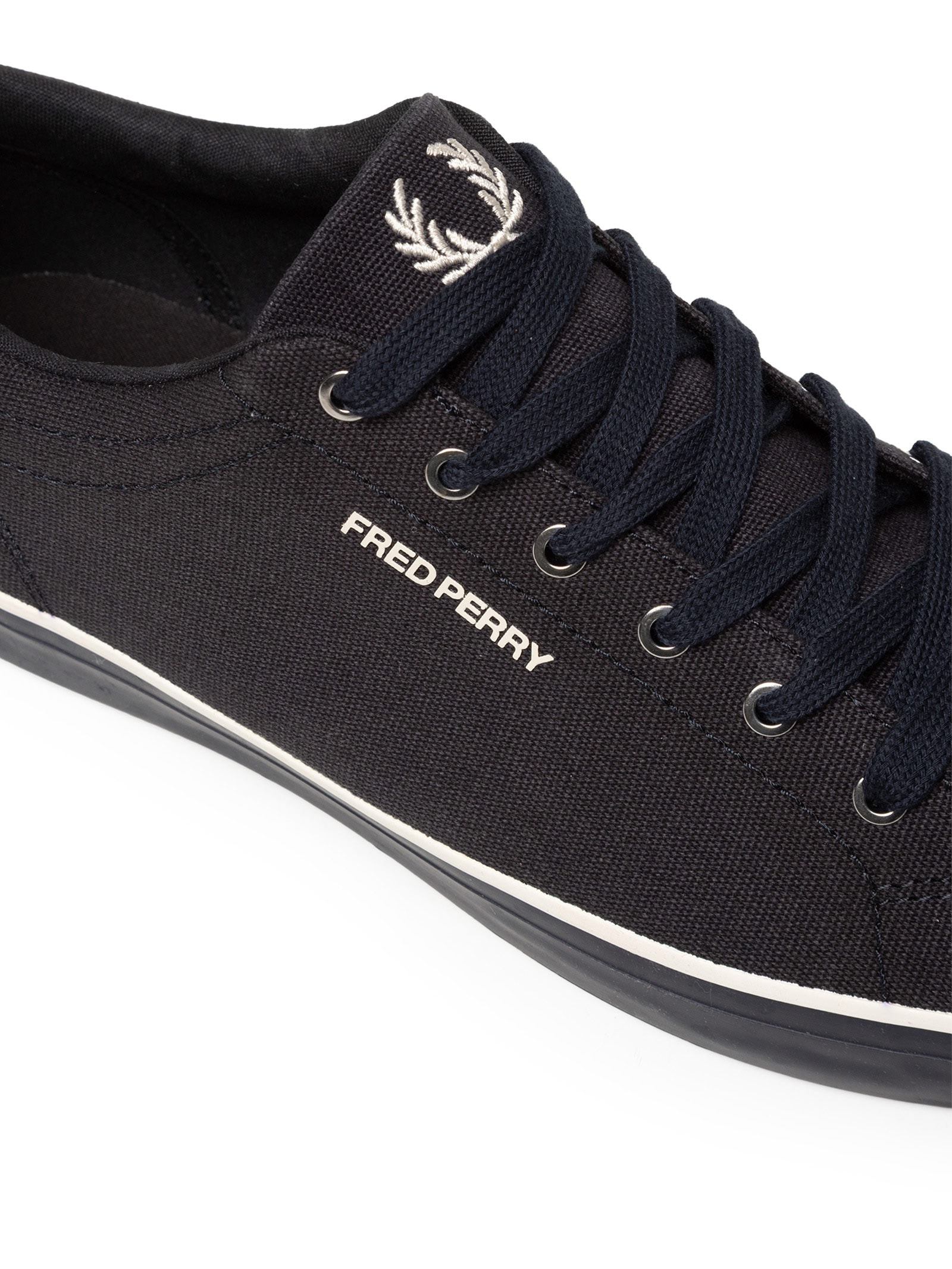 Tênis Casual Masculino Baseline Canvas Azul Fred Perry