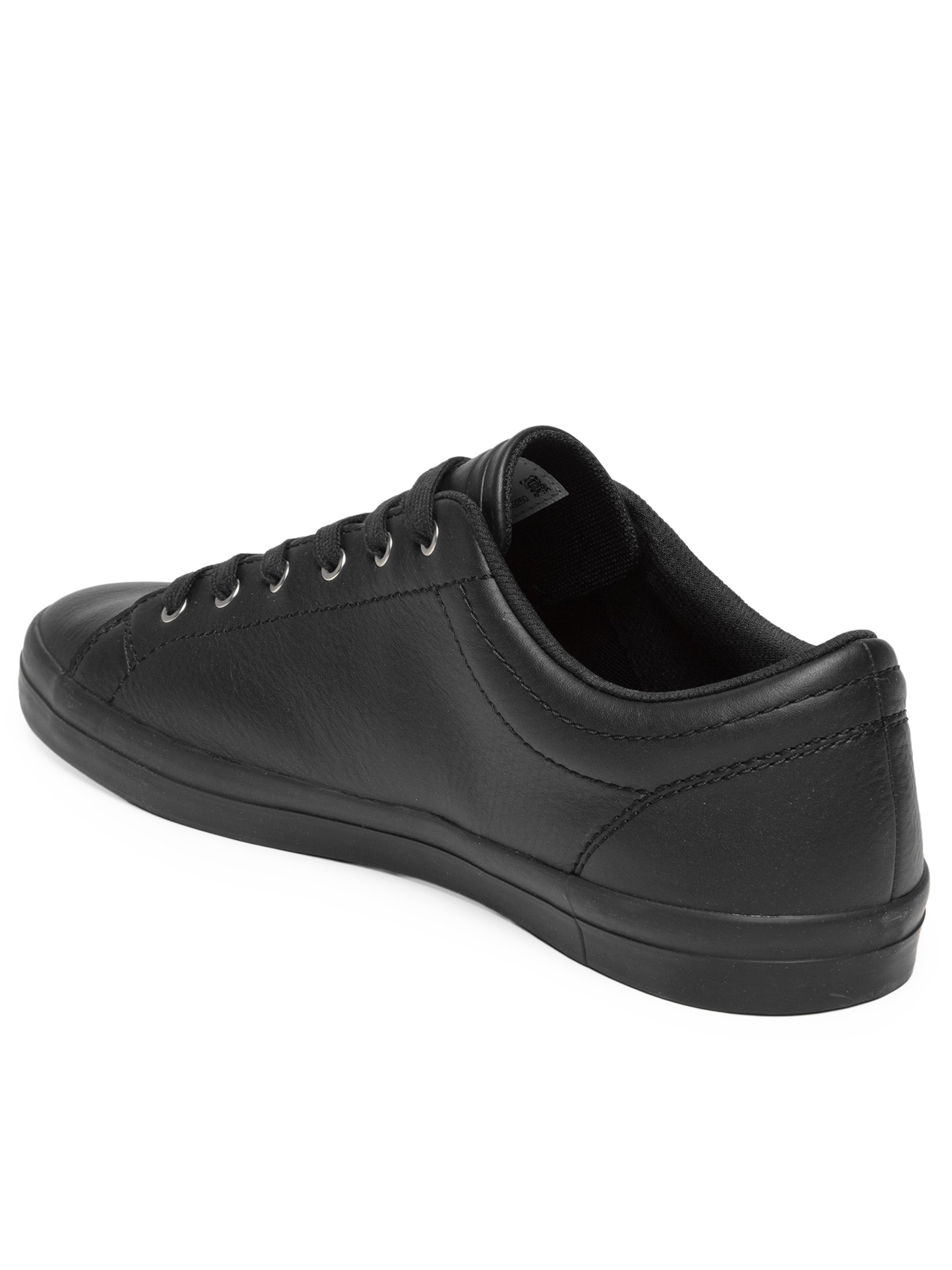 Fred Perry - Tênis Casual Masculino Baseline Leather - Preto