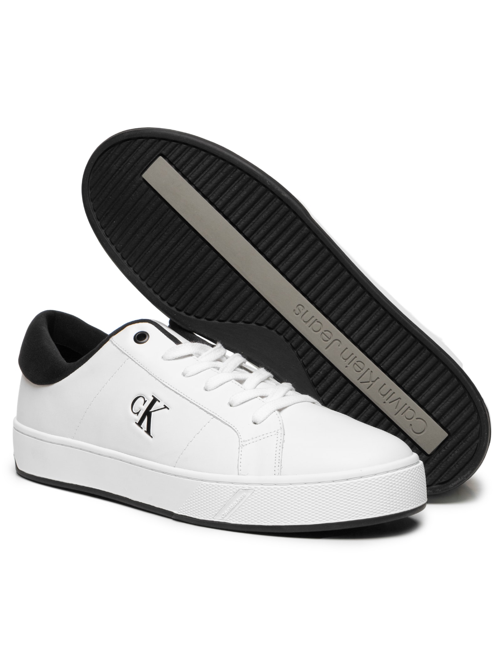 Tênis Casual Masculino Palito Side Branco Calvin Klein Jeans