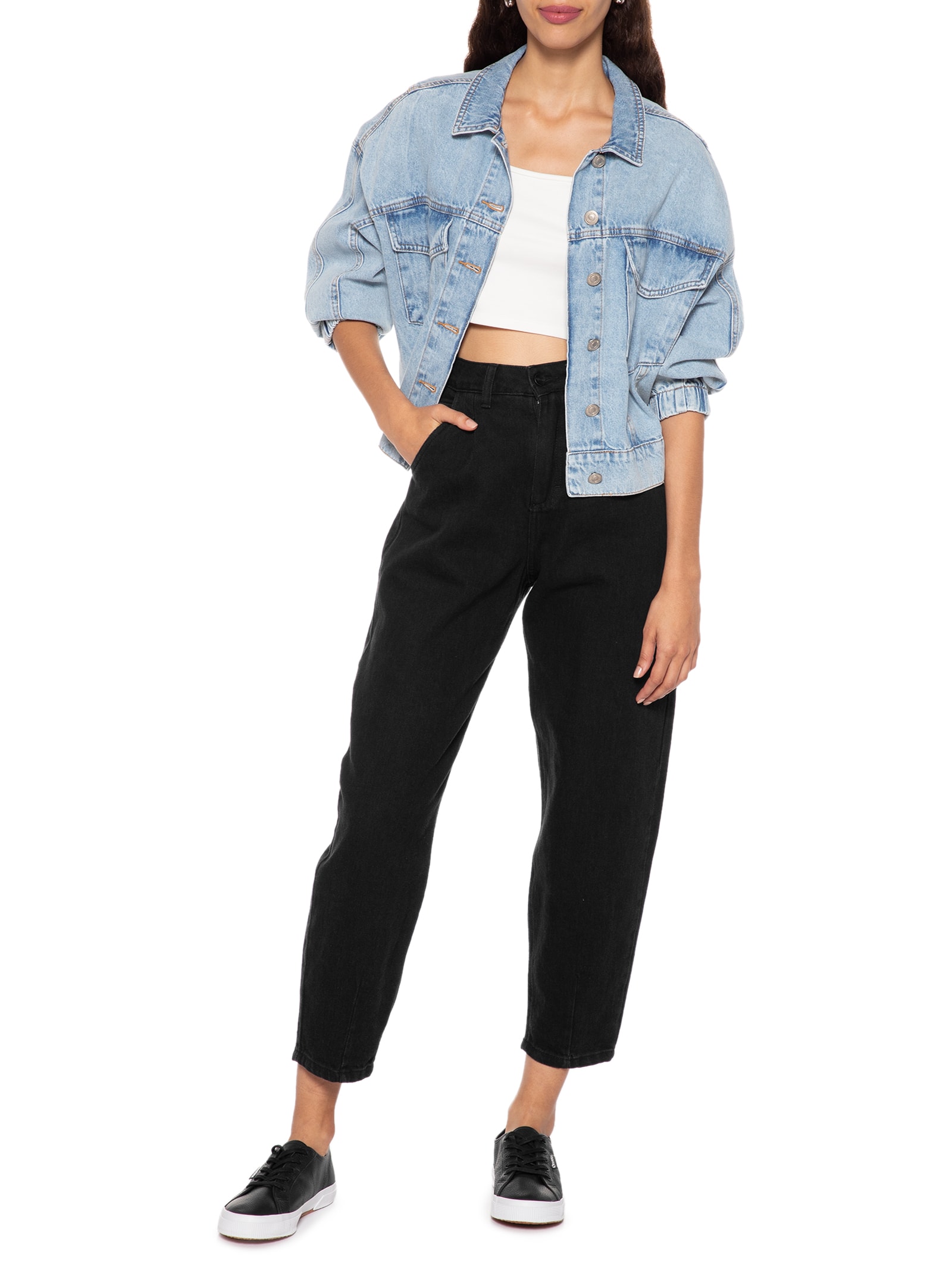 tdfブラック38 Tênis Feminino 2750 Leather - Preto - Superga