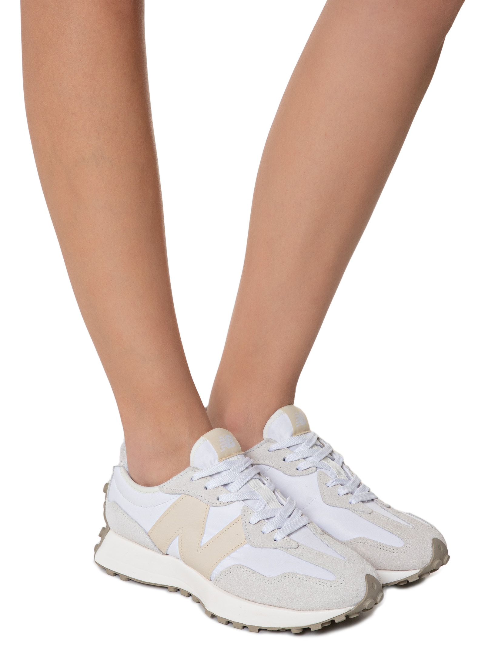 Tênis Feminino 327V1 New Balance Bege