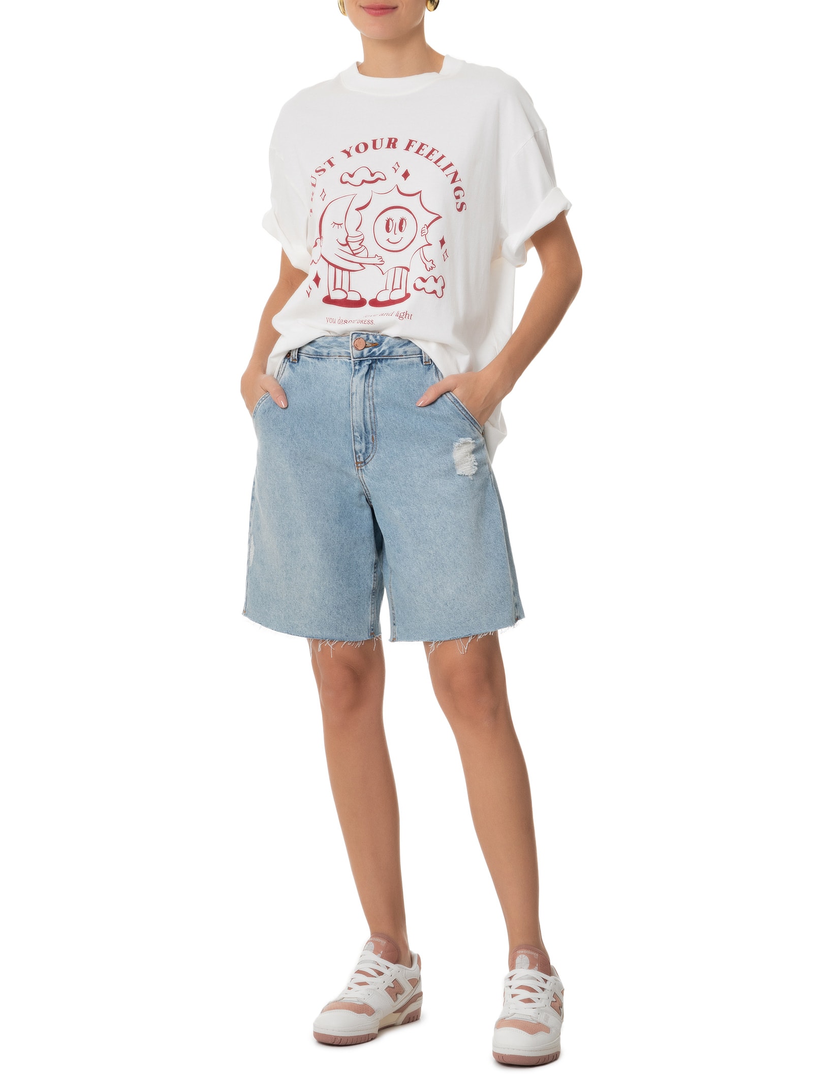 Tênis Feminino 550 Rosa New Balance