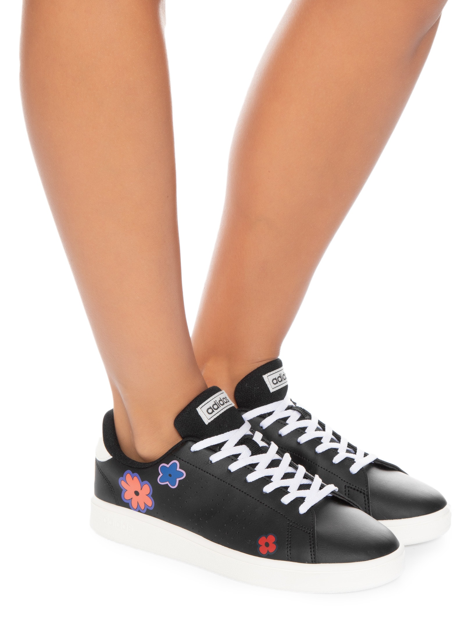 Tênis Feminino Advantage Base Preto Adidas Farm