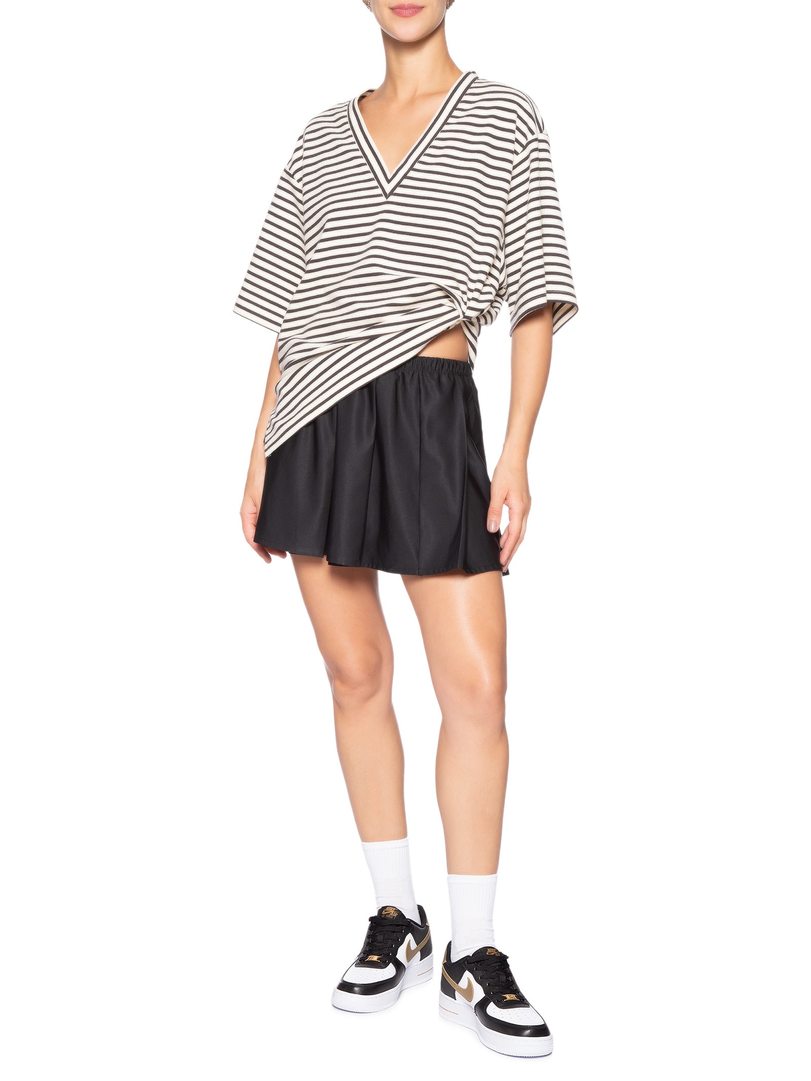 Tênis Feminino Air Force 1 Low Preto Nike