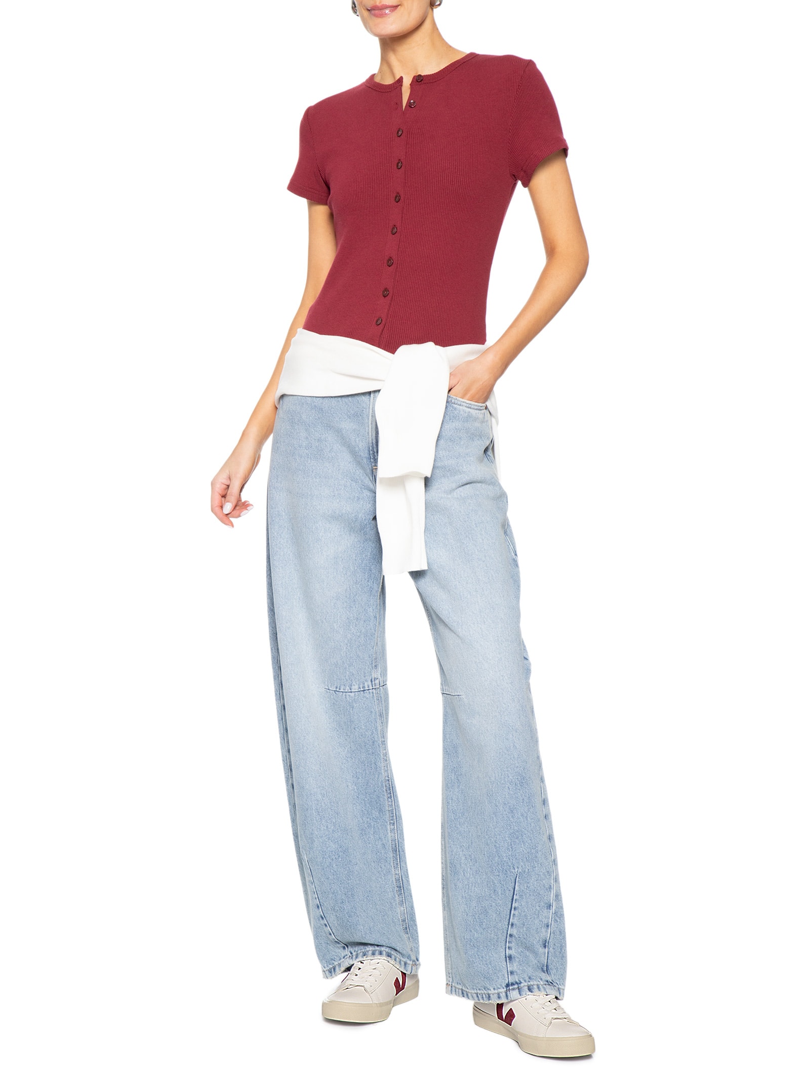 Tênis Feminino Campo Branco Veja