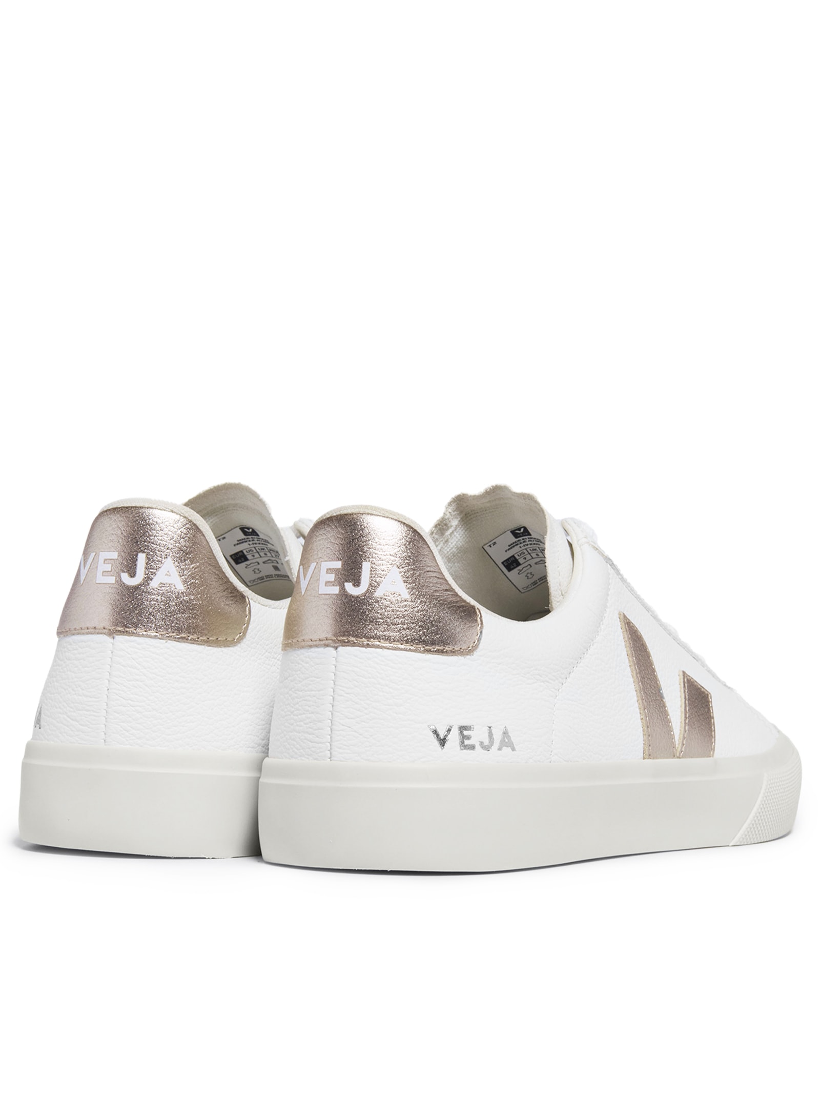 Veja - Tênis Feminino Campo Chromefree - Dourado