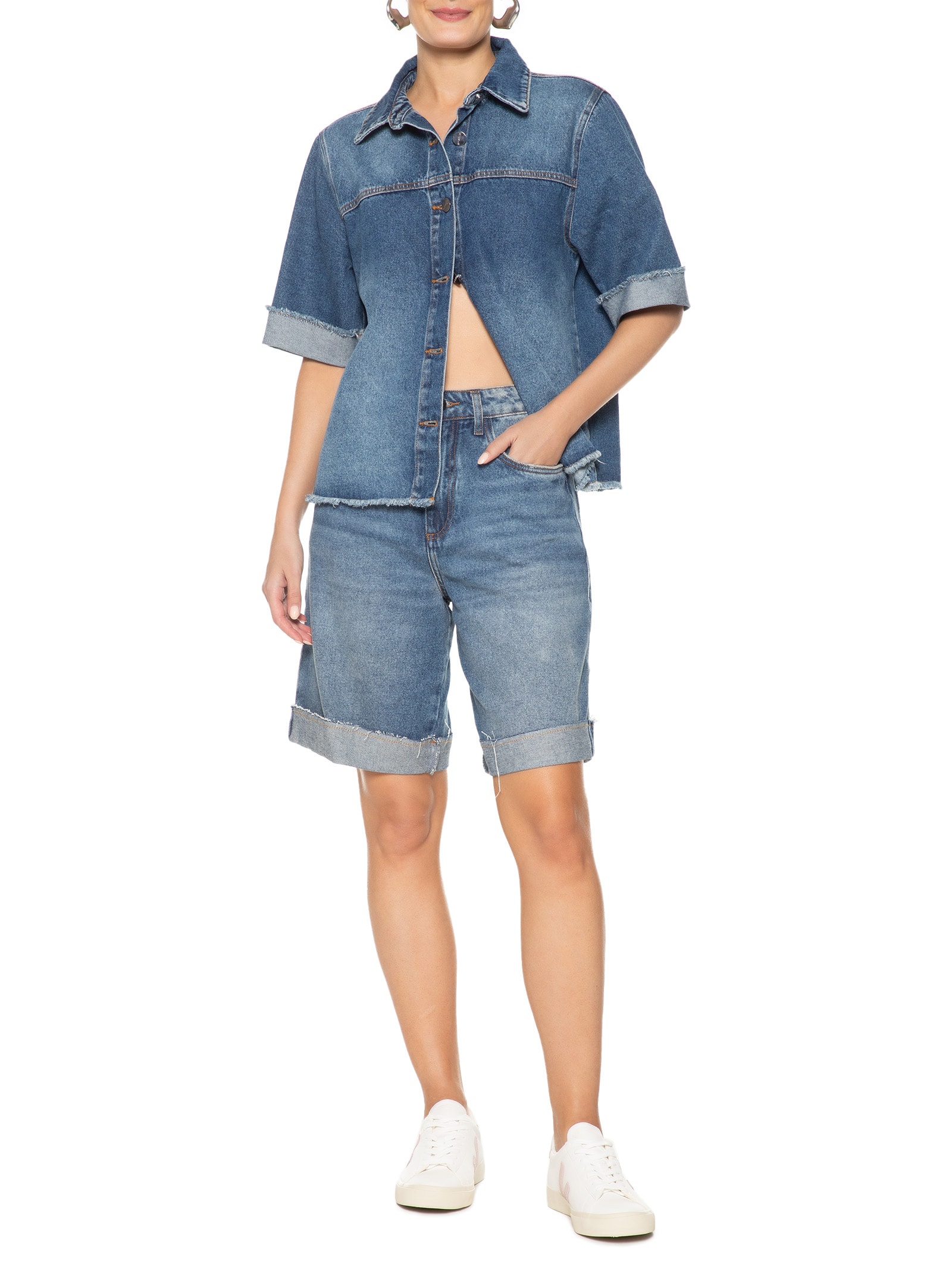 Tênis Feminino Campo Chromefree Leather Branco Veja