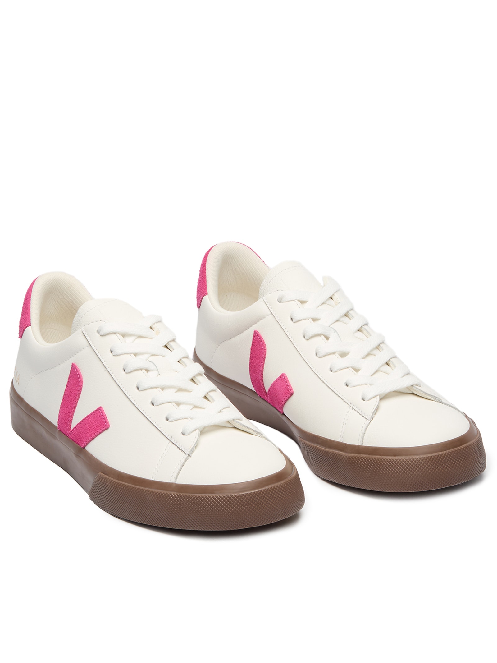 Tênis Feminino Campo Leather Branco Veja