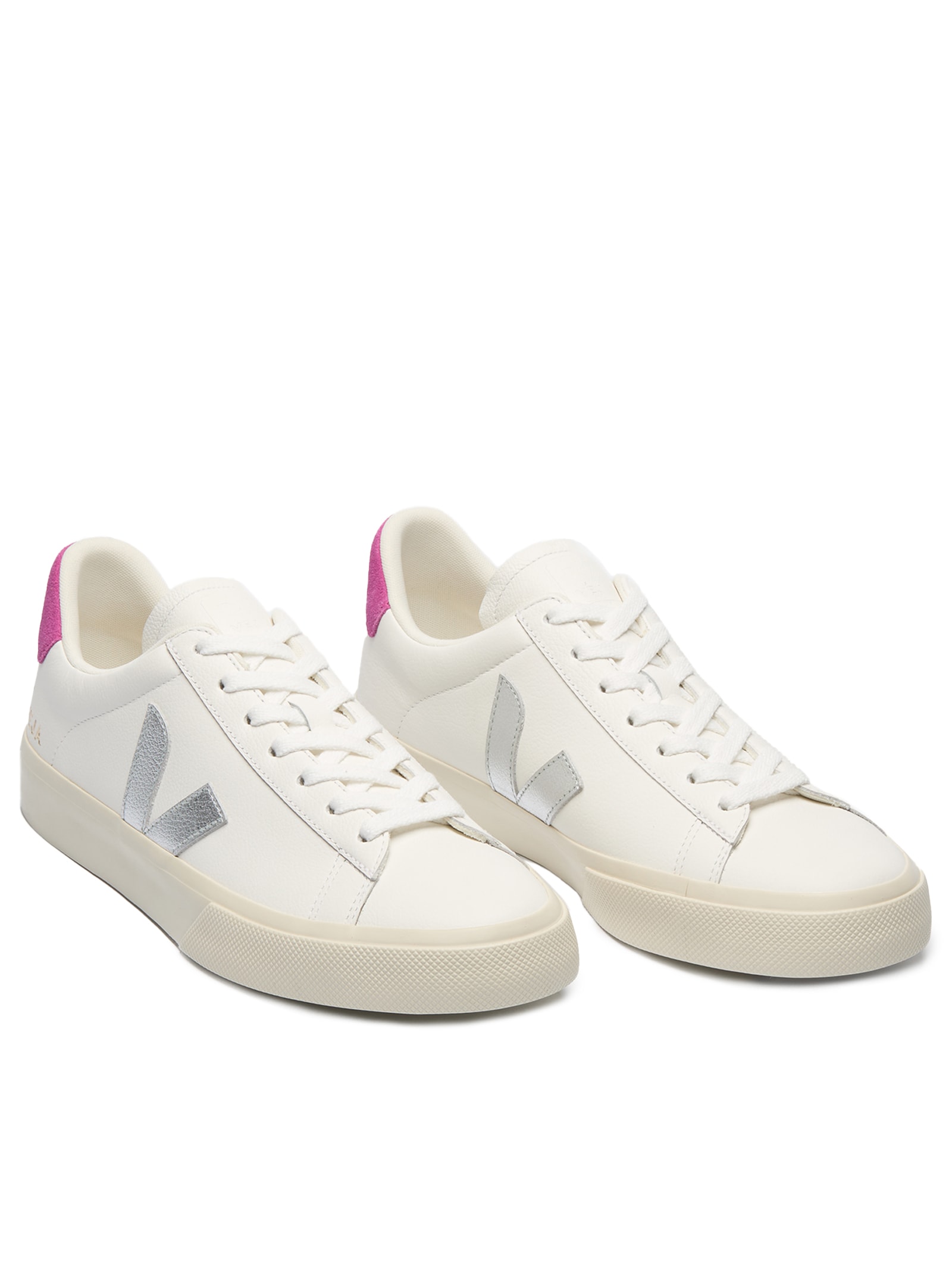 Tênis Feminino Campo Leather Branco Veja