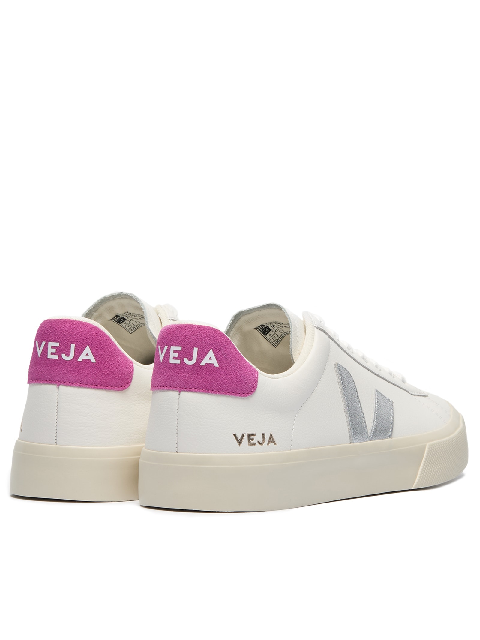 Tênis Feminino Campo Leather Branco Veja