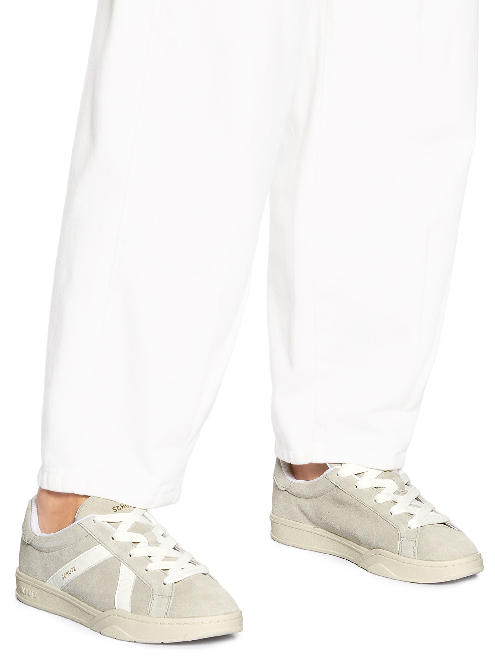 Tênis Feminino Camurça Cinza Schutz