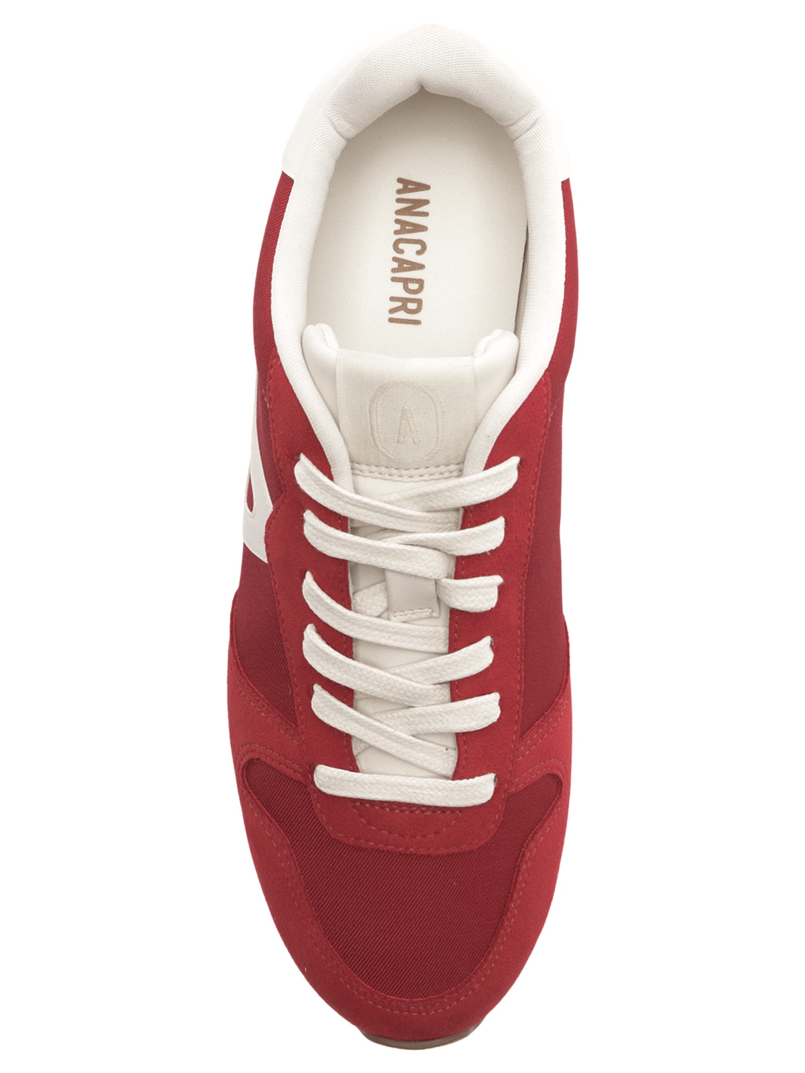 Tênis Feminino Casual Alaba Vermelho Anacapri