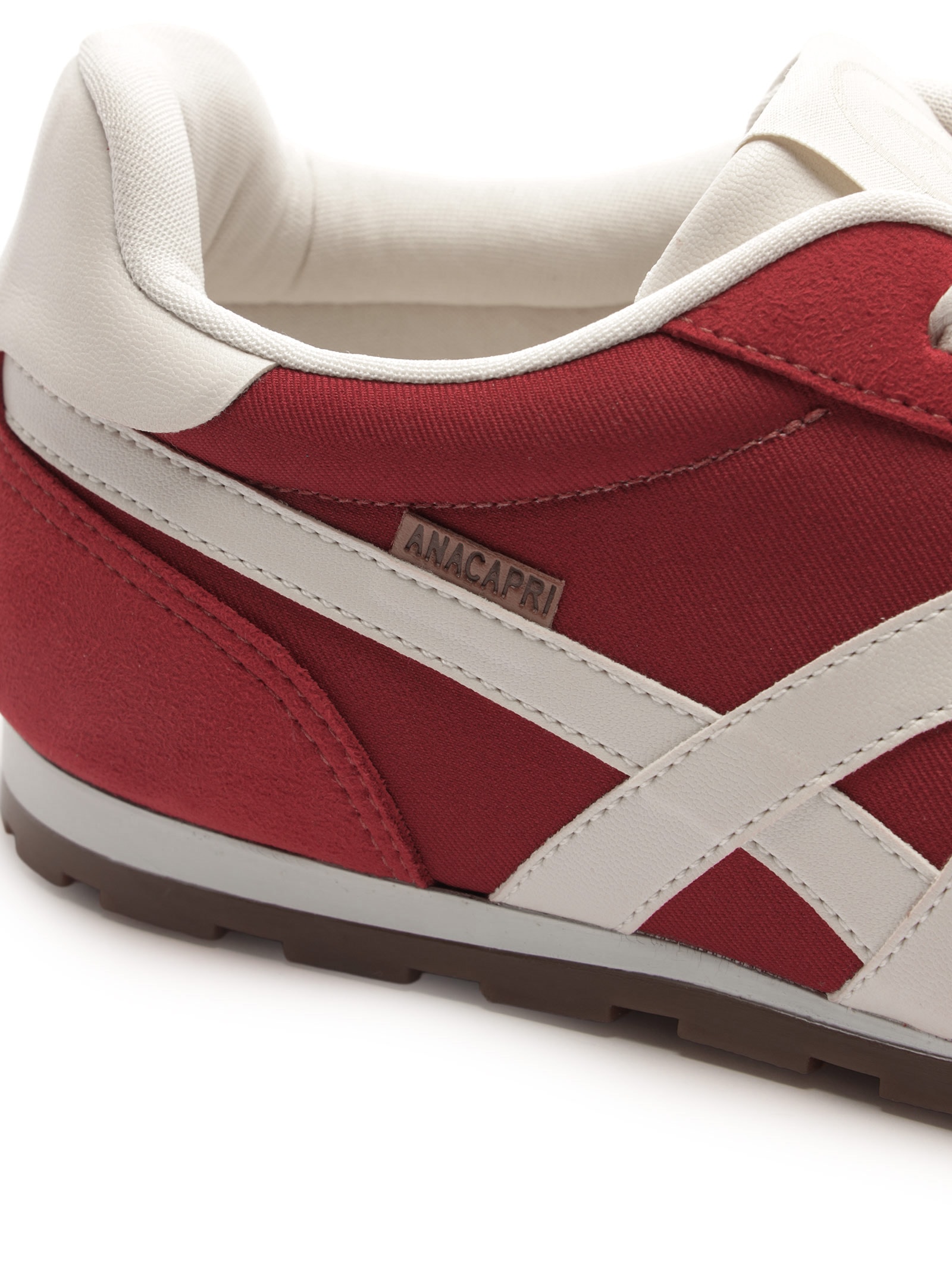 Tênis Feminino Casual Alaba Vermelho Anacapri