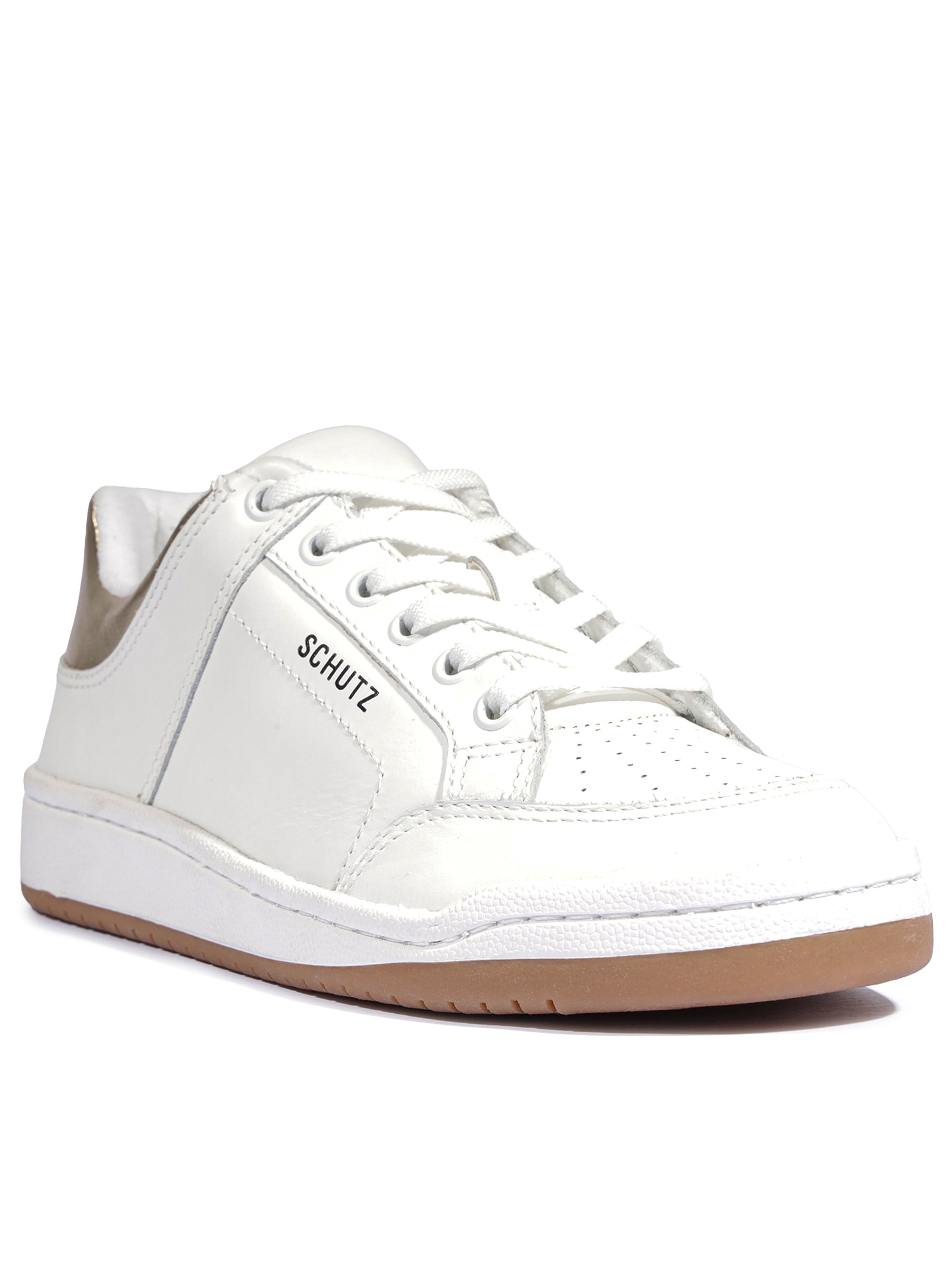 Tênis Feminino Casual Cloud Nappa/Metalic Napa Branco Schutz