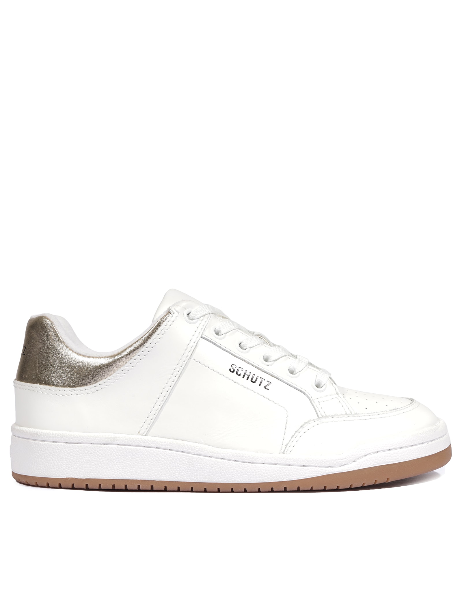 Tênis Feminino Casual Cloud Nappa/Metalic Napa Branco Schutz