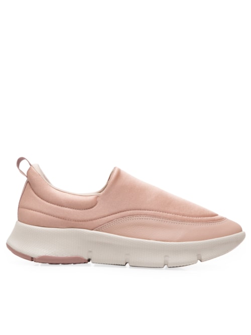 Tênis Feminino Casual Elastano - Rosa
