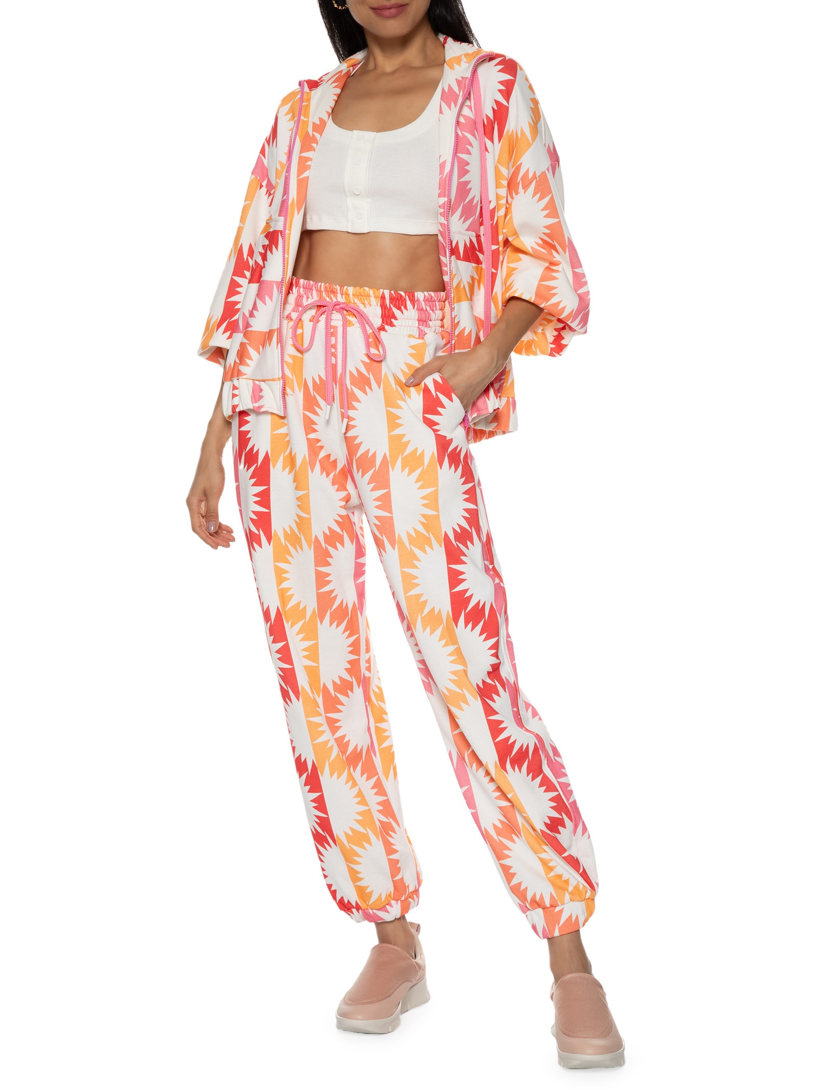 Tênis Feminino Casual Elastano Rosa Usaflex