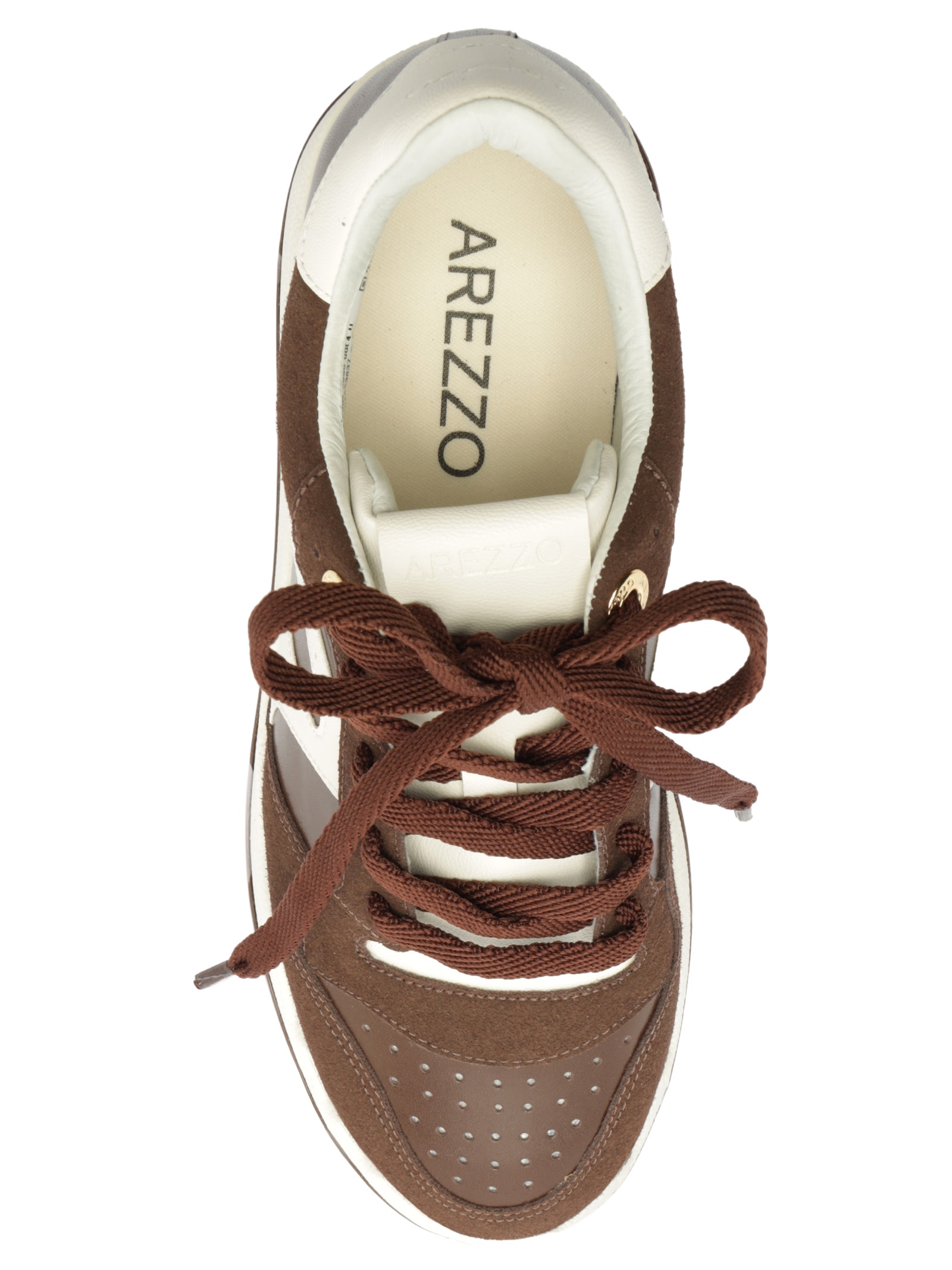 Tênis Feminino Casual Hels/Ec Goat Marrom Arezzo