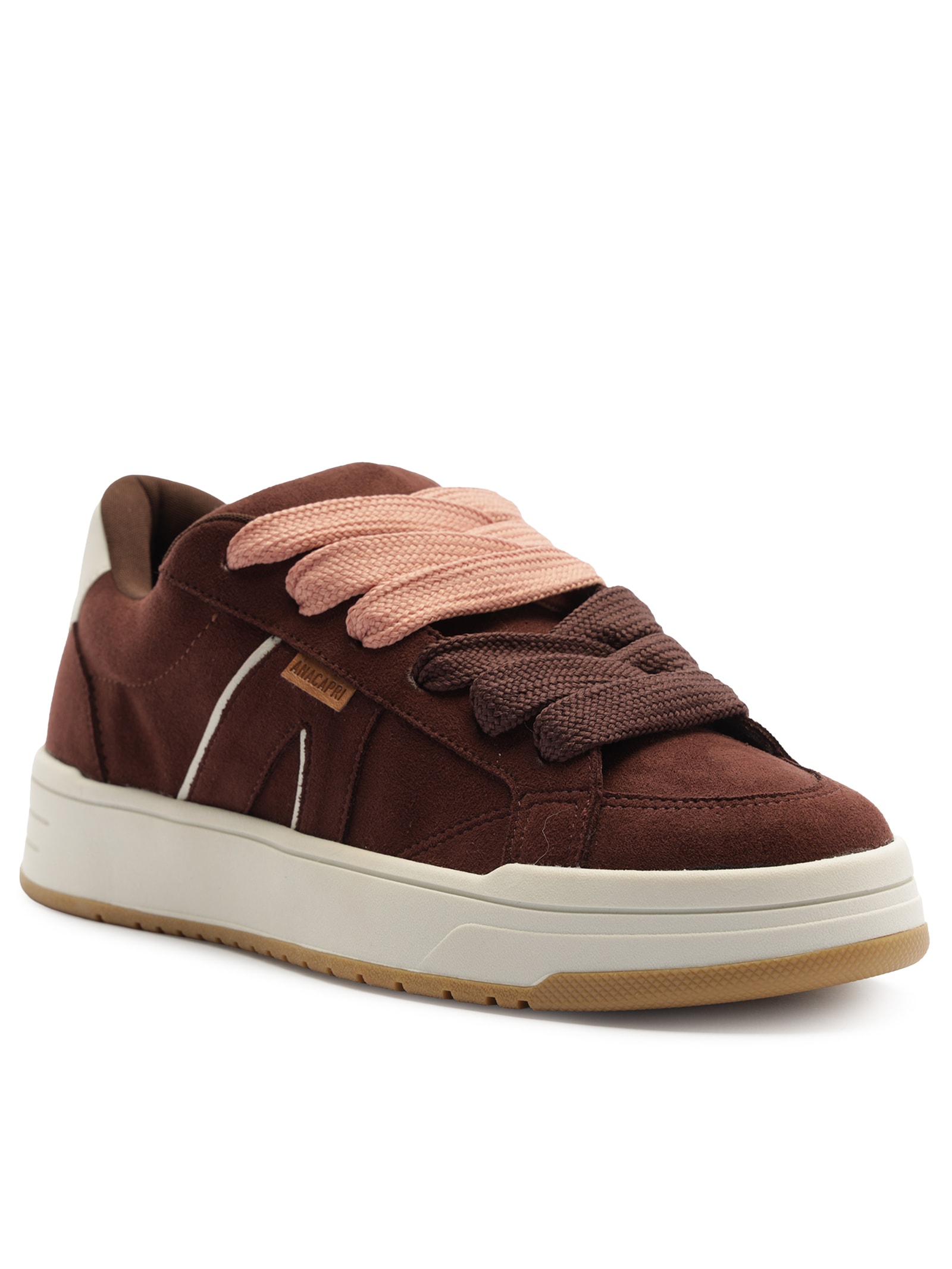 Tênis Feminino Casual Marrom Anacapri