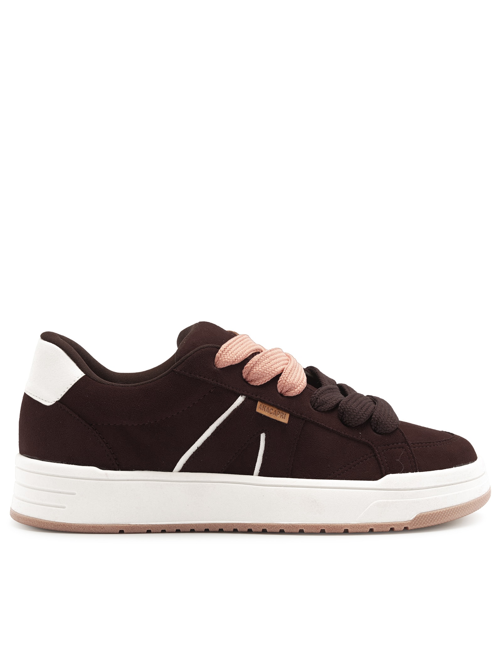 Tênis Feminino Casual Marrom Anacapri